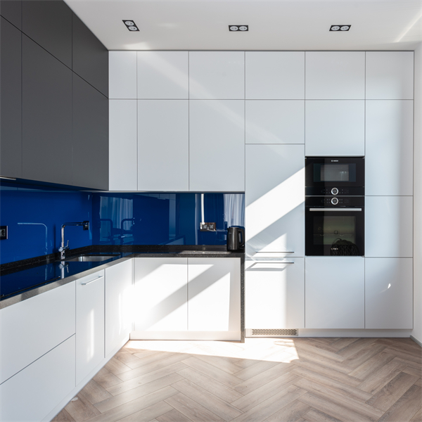 Apartment Modular Moisture Resistant Lacquer Kitchen Cabinet