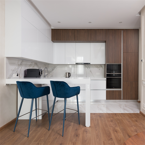 Apartment High Gloss Modular Lacquer Kitchen Cabinet