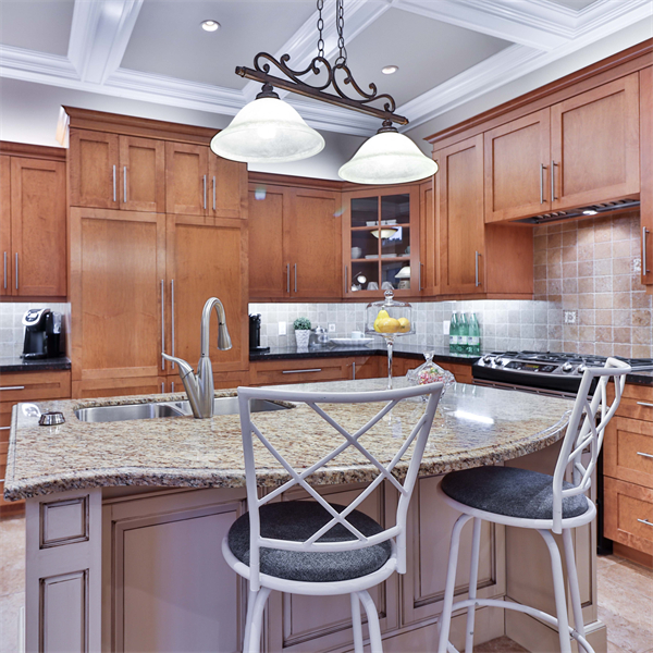 Classic High Valued Multifunctional Solid Wood Kitchen Cabinet