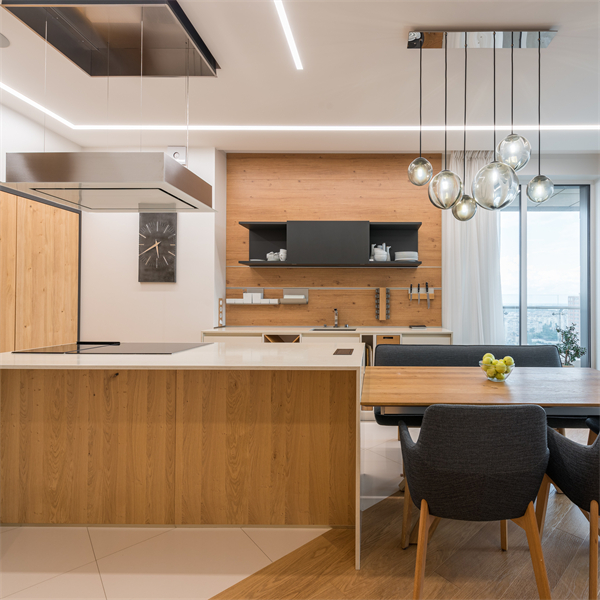 Apartment Customized High End Lacquer Kitchen Cabinet