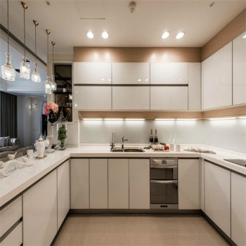 Apartment Long Lasting Multifunctional PVC Kitchen Cabinet