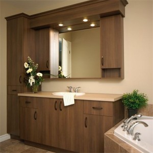 Classic Durable Large Storage Log Bathroom Cabinet